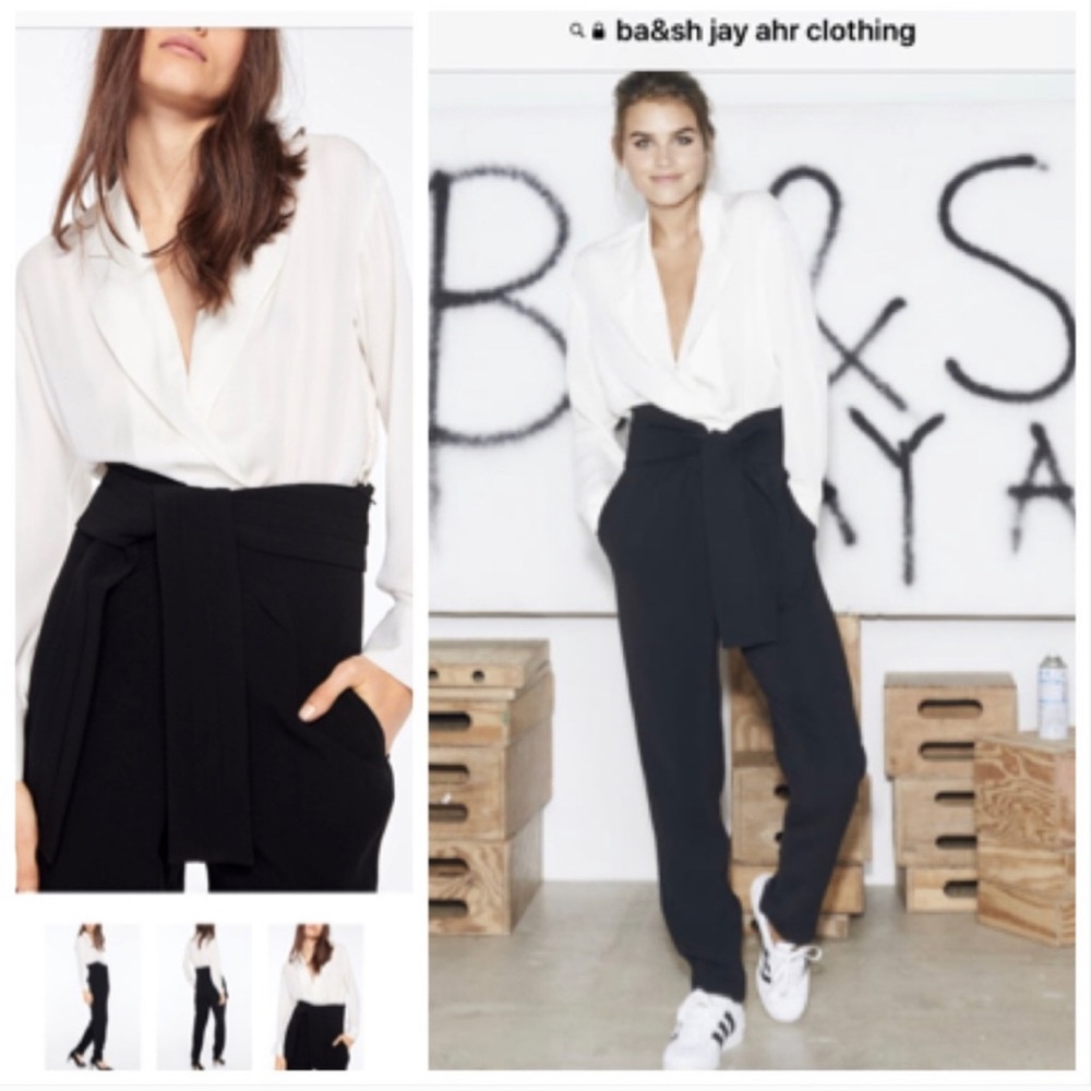 Ba&sh James silk jumpsuit